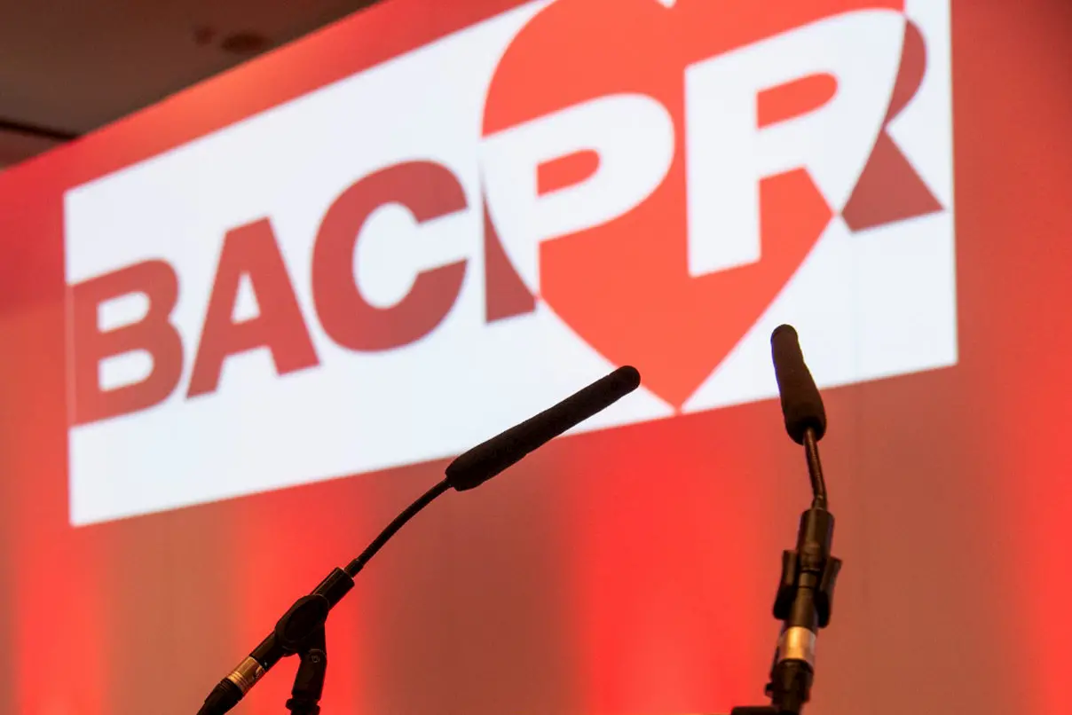 Podium at the BACPR Conference 2025